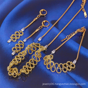 Xuping Fashion Two-Tone Jewelry Set (61311)